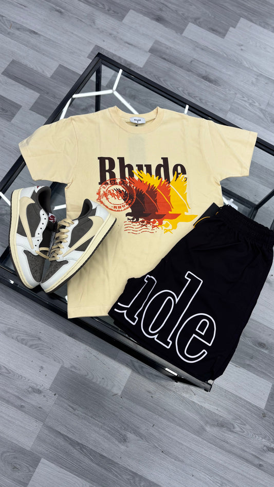 Rhude Short Set Maroon